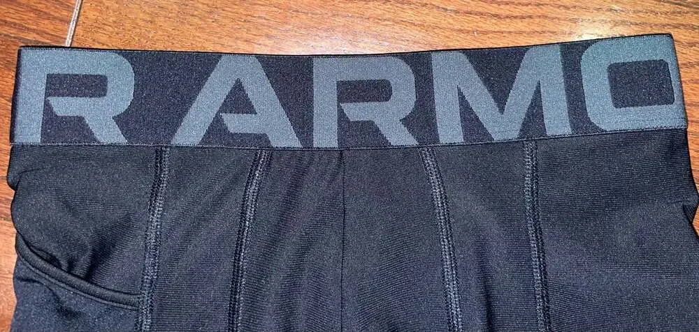 Under Armour HeatGear Compression 3/4 Tights Black Gym Running SM